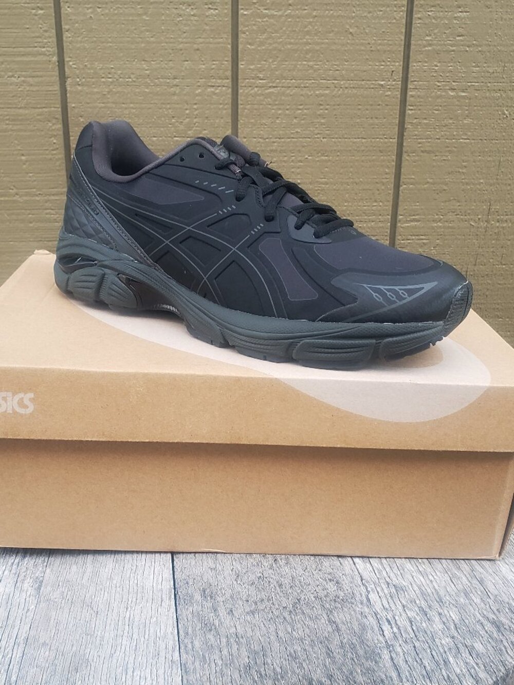 ASIC GT-2160 NS Sportstyle running shoes black graphite grey Mens 8.5 - NEW